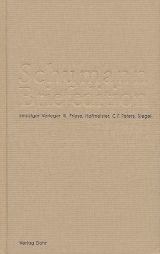 Schumann-Briefedition / Schumann-Briefedition III.3 - Petra Dießner; Irmgard Knechtges-Obrecht; Thomas Synofzik