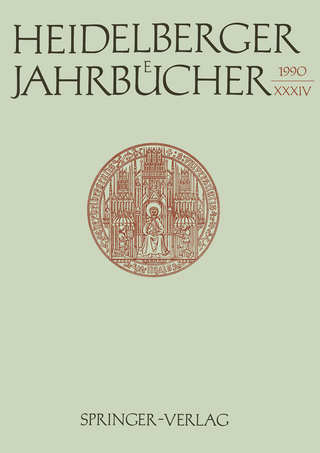 Heidelberger Jahrbücher - Kenneth A. Loparo; Reiner Wiehl