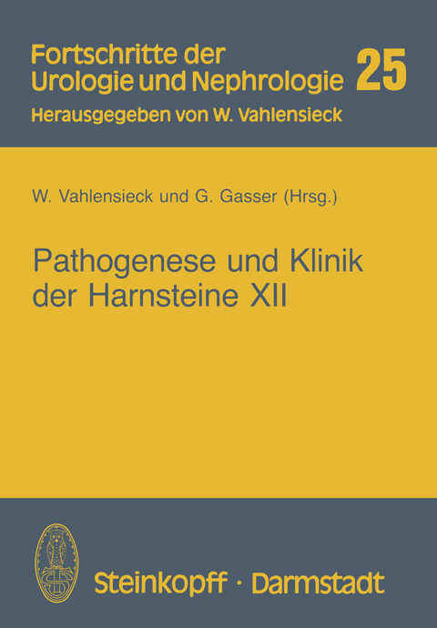 Pathogenese und Klinik der Harnsteine XII - 
