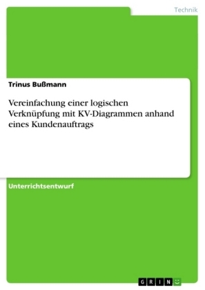 Vereinfachung einer logischen Verknüpfung mit KV-Diagrammen anhand eines Kundenauftrags - Trinus Bußmann