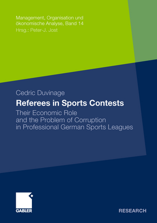 Referees in Sports Contests - Cedric Duvinage