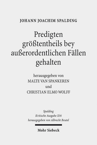 Kritische Ausgabe - Malte van Spankeren; Christian Elmo Wolff; Johann J. Spalding