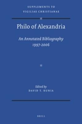 Philo of Alexandria - D.T. Runia