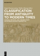 Classification from Antiquity to Modern Times - Walter Bisang;  Tanja Pommerening