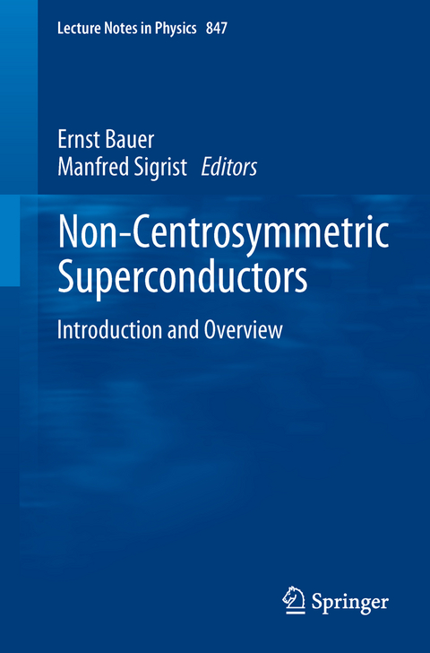 Non-Centrosymmetric Superconductors - 