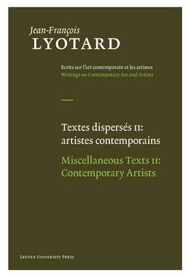 Miscellaneous Texts - Jean-François Lyotard; Herman Parret