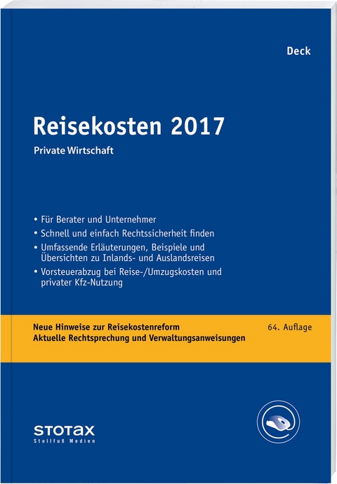Reisekosten 2017 - Wolfgang Deck