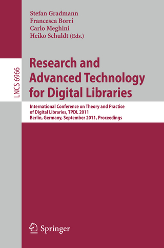 Research and Advanced Technology for Digital Libraries - Stefan Gradmann; Francesca Borri; Carlo Meghini; Heiko Schuldt