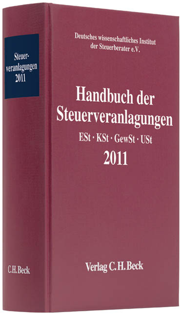 Handbuch der Steuerveranlagungen 2011 - 