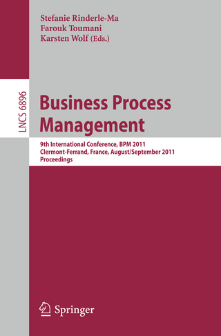 Business Process Management - Stefanie Rinderle-Ma; Farouk Toumani; Karsten Wolf
