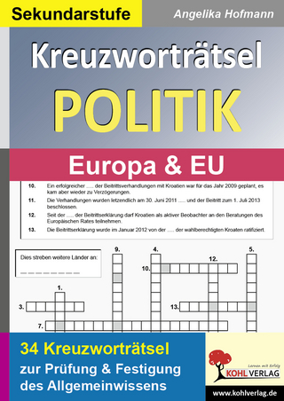 Kreuzworträtsel Politik / Europa - Angelika Hofmann