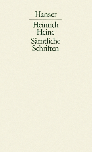 Sämtliche Schriften Band 6/1 - Heinrich Heine; Walter Klaar