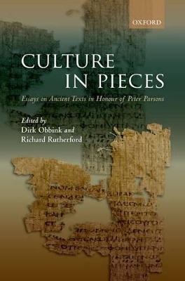 Culture In Pieces - Dirk Obbink; Richard Rutherford
