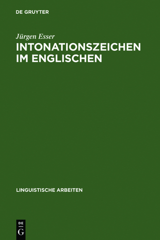Intonationszeichen im Englischen - Jürgen Esser
