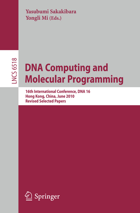 DNA Computing and Molecular Programming - 