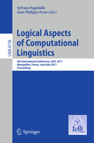 Logical Aspects of Computational Linguistics - Sylvain Pogodalla; Jean-Philippe Prost
