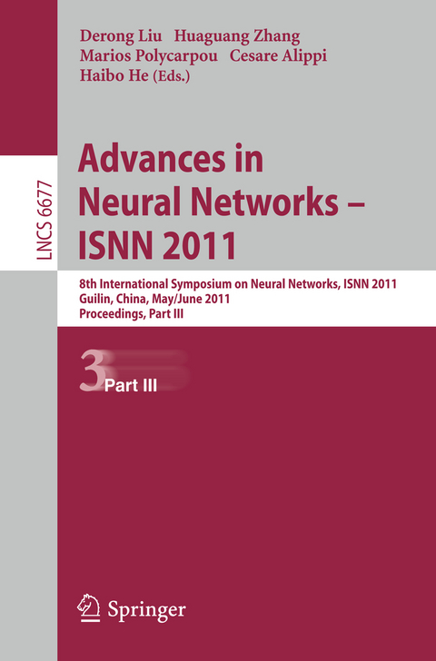 Advances in Neural Networks -- ISNN 2011 - 