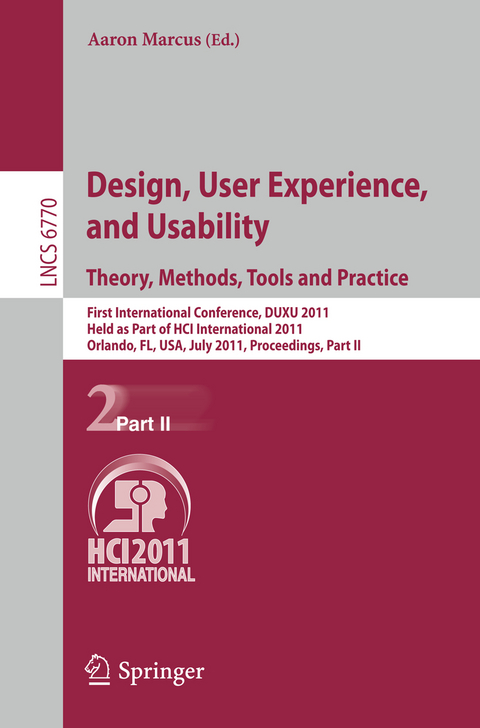 Design, User Experience, and Usability. Theory, Methods, Tools and Practice - 