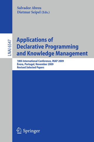 Applications of Declarative Programming and Knowledge Management - Salvador Abreu; Dietmar Seipel
