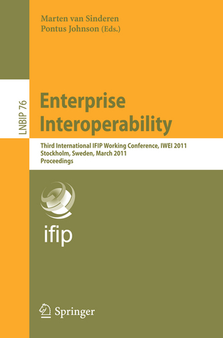 Enterprise Interoperability - Marten van Sinderen; Pontus Johnson