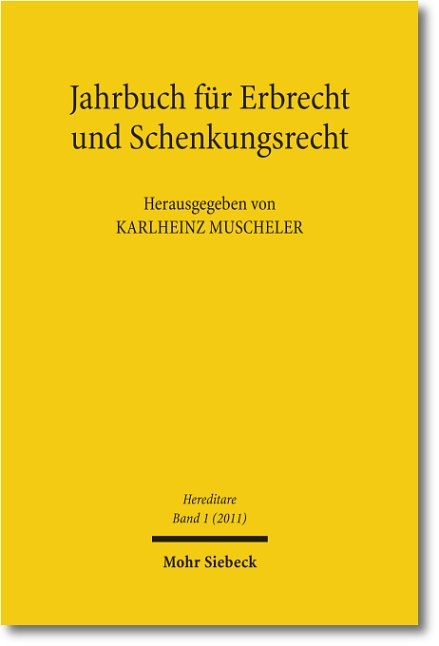 Hereditare - Jahrbuch für Erbrecht und Schenkungsrecht - 