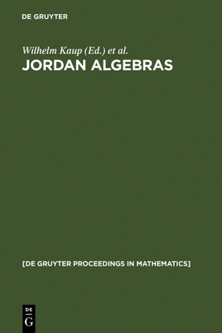 Jordan Algebras - Wilhelm Kaup; Kevin McCrimmon; Holger P. Petersson