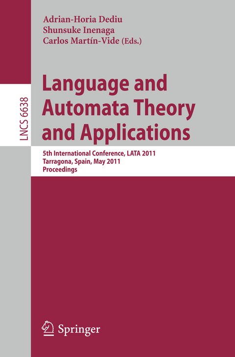 Language and Automata Theory and Applications - 