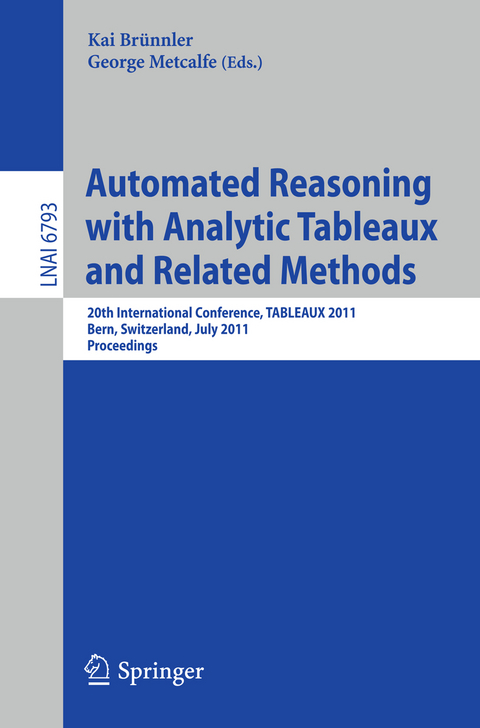 Automated Reasoning with Analytic Tableaux and Related Methods - 