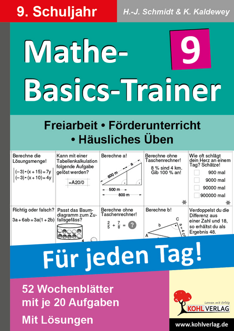 Mathe-Basics-Trainer / Klasse 9 - Hans-J. Schmidt, Kurt Kaldewey