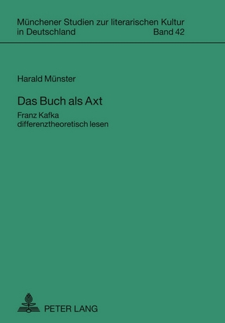 Das Buch als Axt - Harald Münster