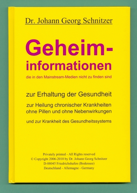 Geheiminformationen - Johann G Schnitzer