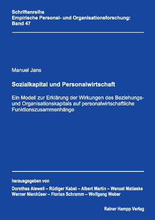 Sozialkapital und Personalwirtschaft - Manuel Jans