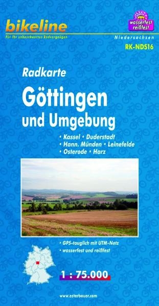 Radkarte Göttingen und Umgebung (RK-NDS16) - Esterbauer Verlag