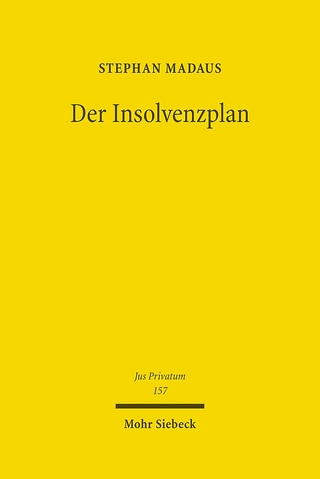 Der Insolvenzplan - Stephan Madaus