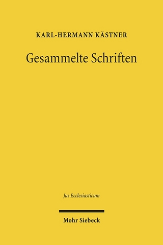 Gesammelte Schriften - Karl-Hermann Kästner; Hans Ulrich Anke; Daniel Couzinet; Christian Traulsen