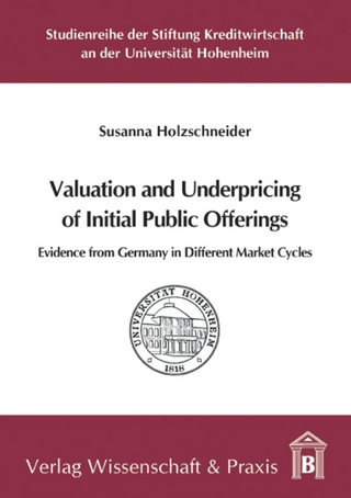 Valuation and Underpricing of Initial Public Offerings. - Susanna Holzschneider