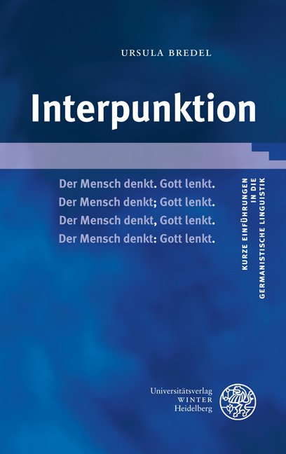 Interpunktion - Ursula Bredel