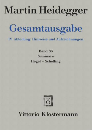 Seminare: Hegel-Schelling - Martin Heidegger; Peter Trawny