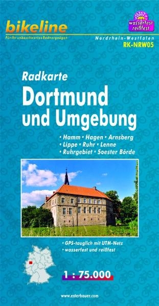 Radkarte Dortmund und Umgebung (RK-NRW05) - Esterbauer Verlag