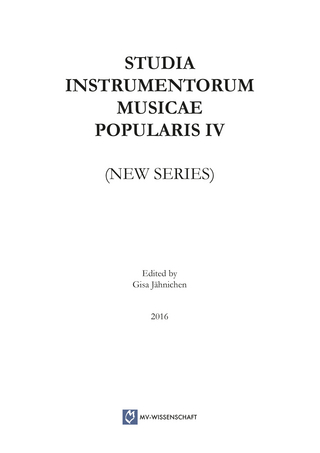 Studia Instrumentorum Musicae Popularis IV - Gisa Jähnichen