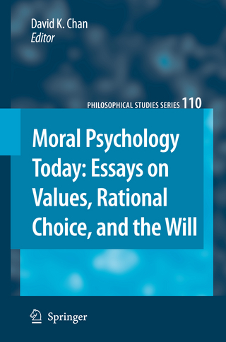 Moral Psychology Today - David K. Chan