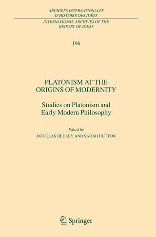 Platonism at the Origins of Modernity - Douglas Hedley; Sarah Hutton