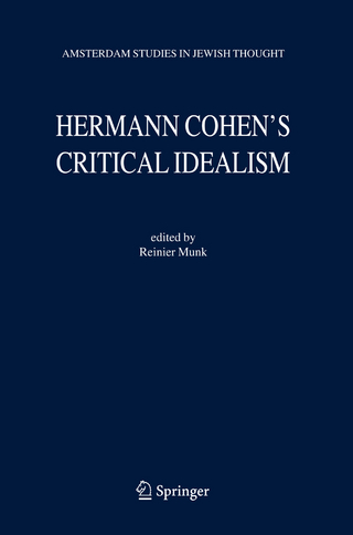 Hermann Cohen's Critical Idealism - Reinier W. Munk