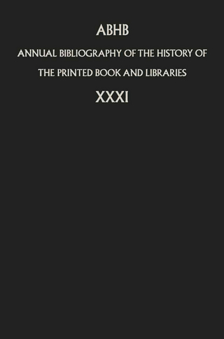 Annual Bibliography of the History of the Printed Book and Libraries - Department of Information & Collections