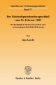 Der Reichsdeputationshauptschluß vom 25. Februar 1803. - Ingo Knecht