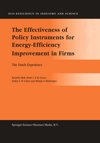 The Effectiveness of Policy Instruments for Energy-Efficiency Improvement in Firms - Kornelis Blok; Henri L.F. de Groot; Esther E.M. Luiten; Martijn G. Rietbergen