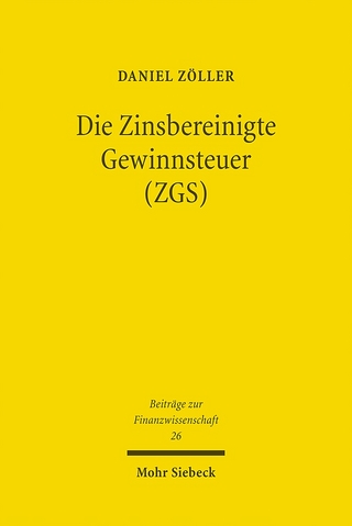 Die Zinsbereinigte Gewinnsteuer (ZGS) - Daniel Zöller