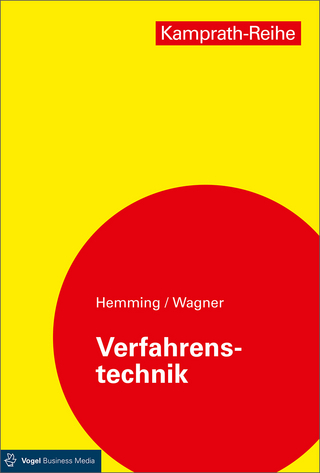 Verfahrenstechnik - Werner Hemming; Walter Wagner