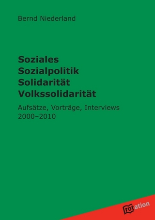 Soziales Sozialpolitik Solidarität Volkssolidarität - Bernd Niederland