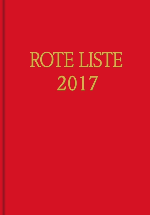 ROTE LISTE 2017 Buchausgabe Aboausgabe